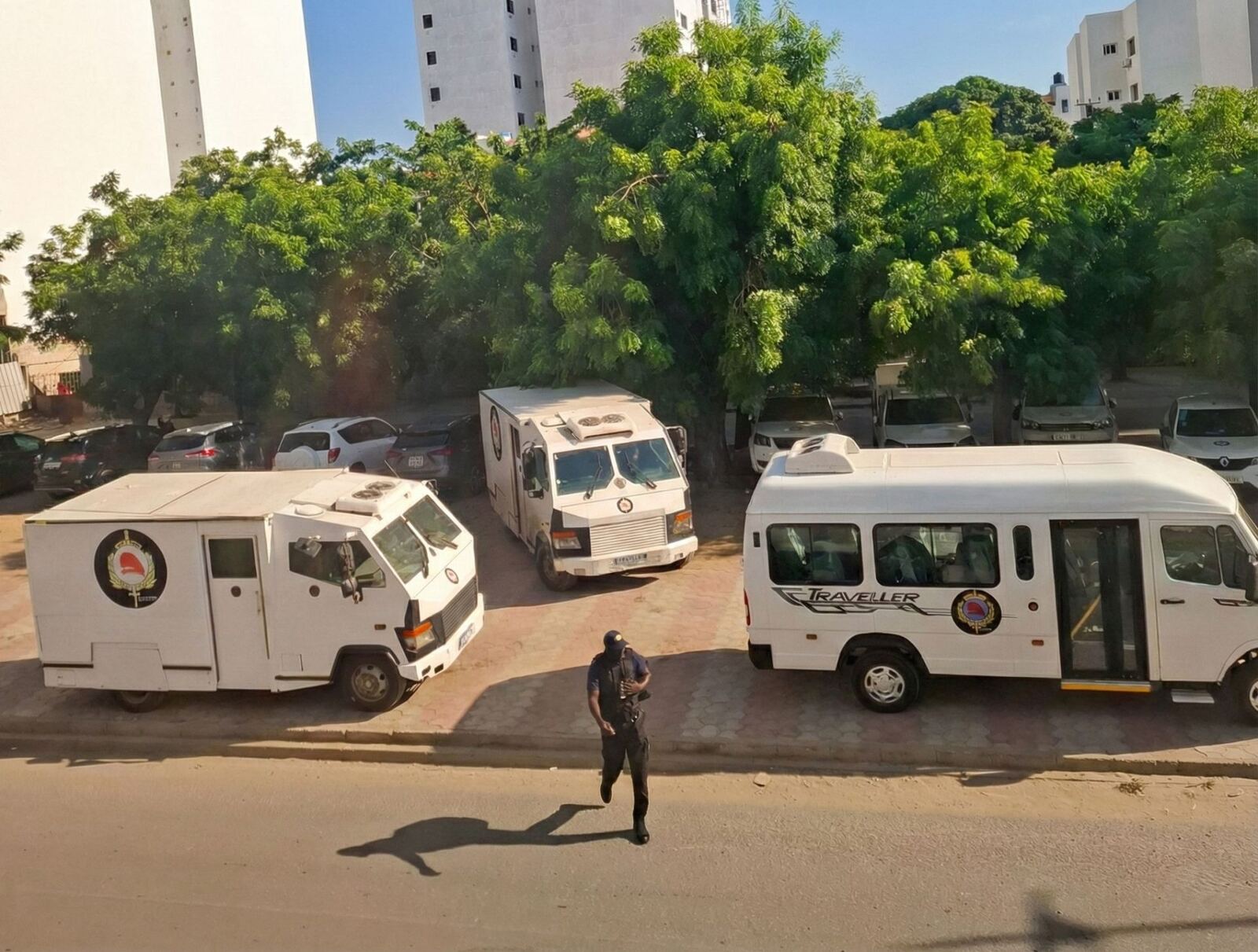 Convoyage de fonds DIS Sénégal — camion blindé